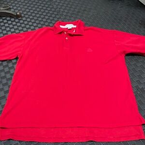 Izod red polo size medium short sleeve